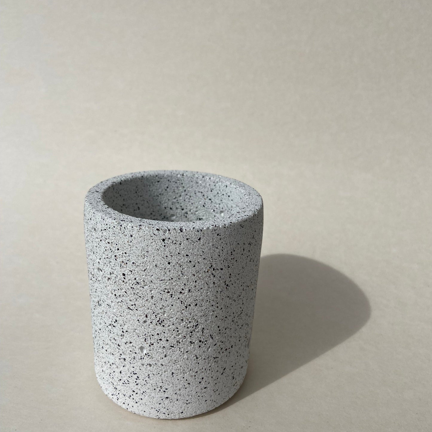 Cylinder Holder - Speckled Stone